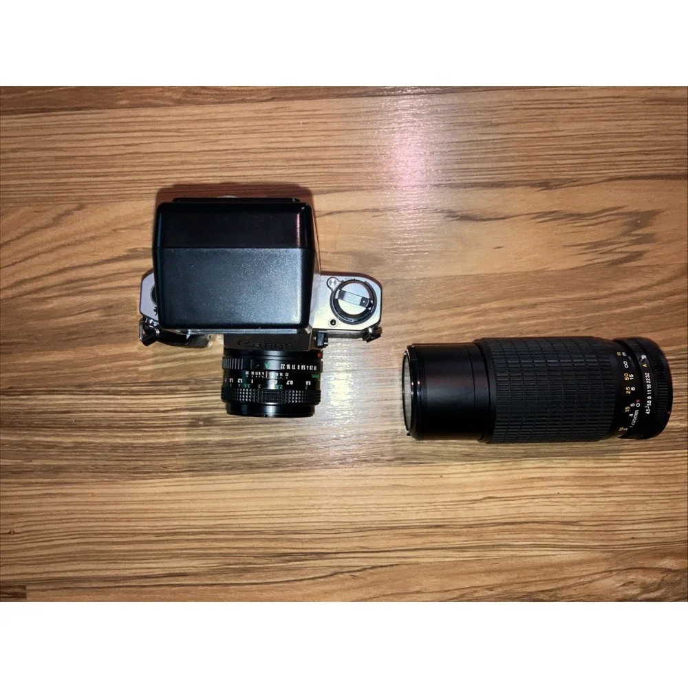 Canon AL-1‎ 35mm SLR Film Camera Body and Lens Untested For Parts